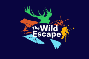 The Wild Escape logo including graphics of animals North Devon's museums go wild for Easter