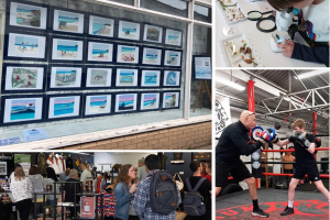 Community Sparks collage for WEB (1).png Bring a creative boost to Barnstaple this summer with Community Sparks fund