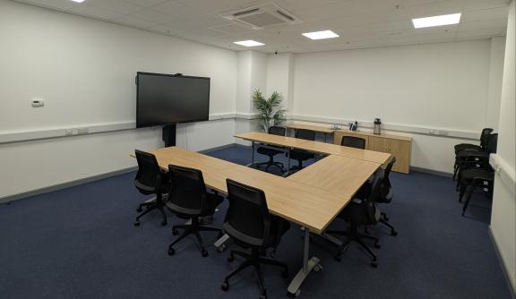 Photo of the hub meeting room