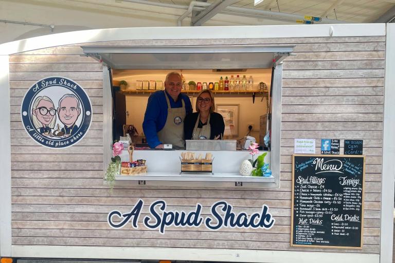 Faye and Nigel from A Spud Shack