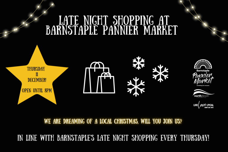 Late night shopping graphic - 11 December