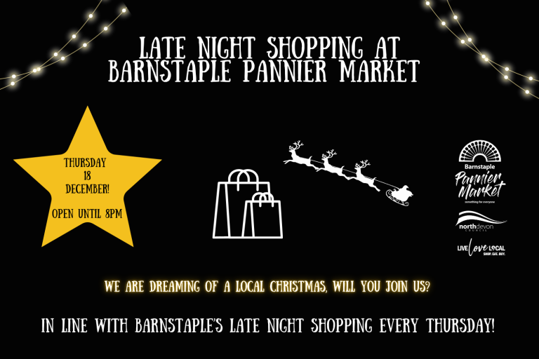 Late night shopping graphic - 18 December