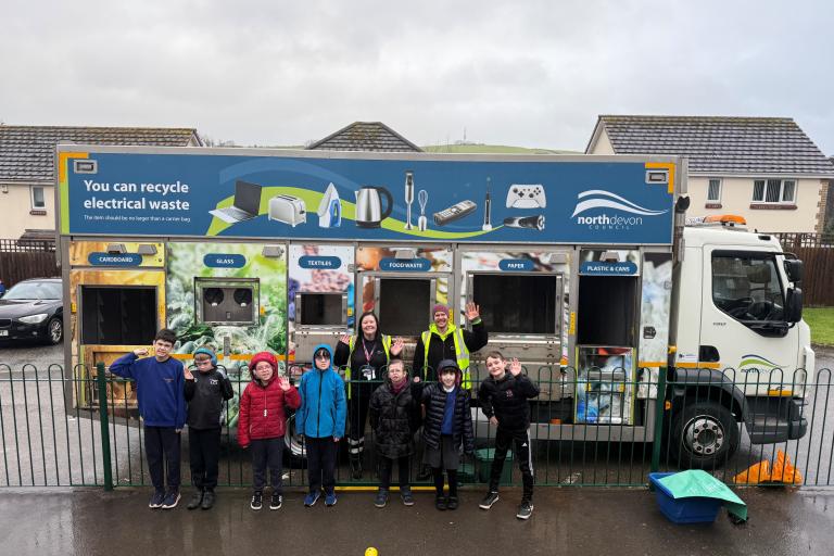 Lampard School Recycling Visit