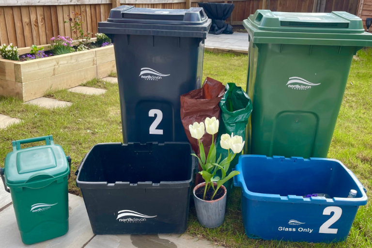 North Devon Council bin collection
