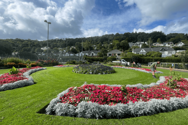 Victorian gardens at bicclescombe park