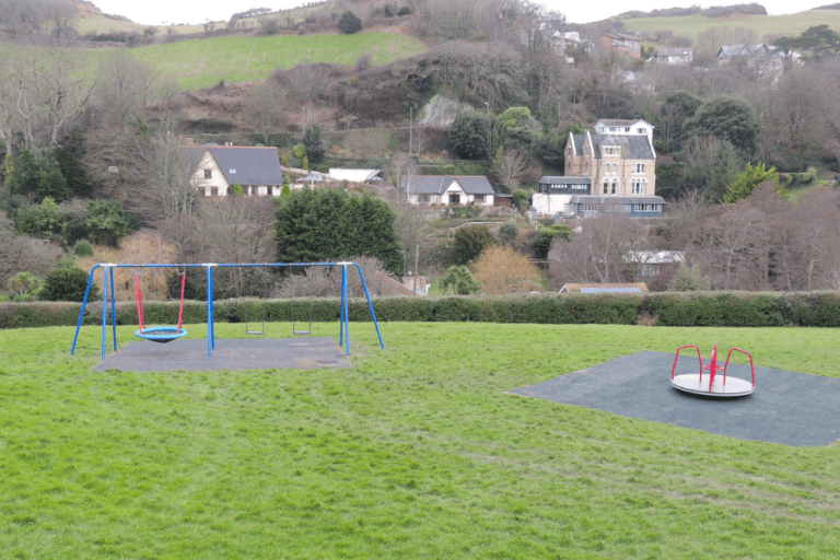 Play area at greenways park
