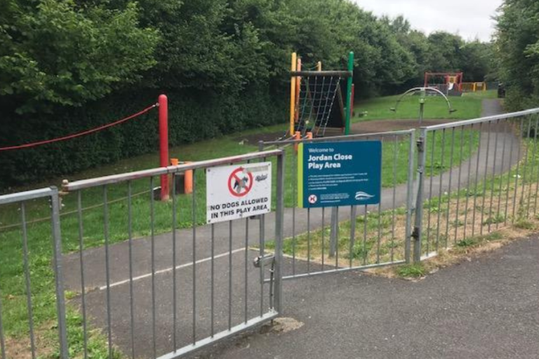 Play area in Jordan Close