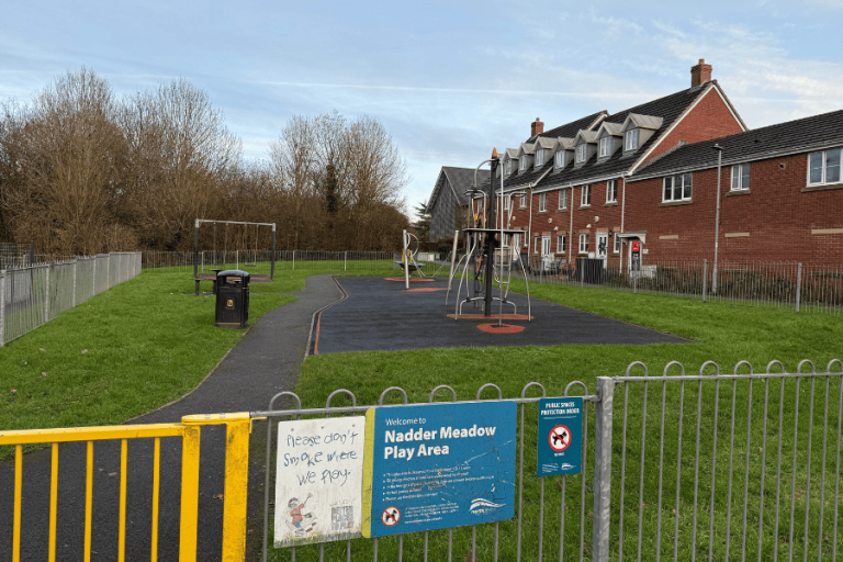 Play area at nadder meadow