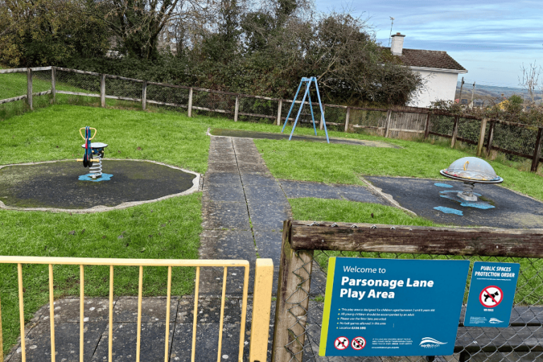 Play area in parsonage lane