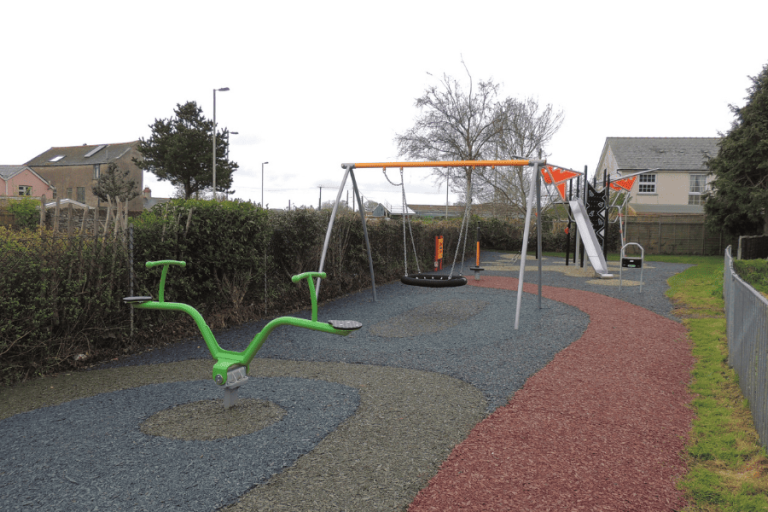 Small play area at pill gardens