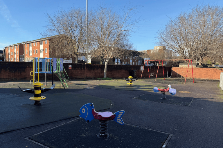 Play area at richmond street