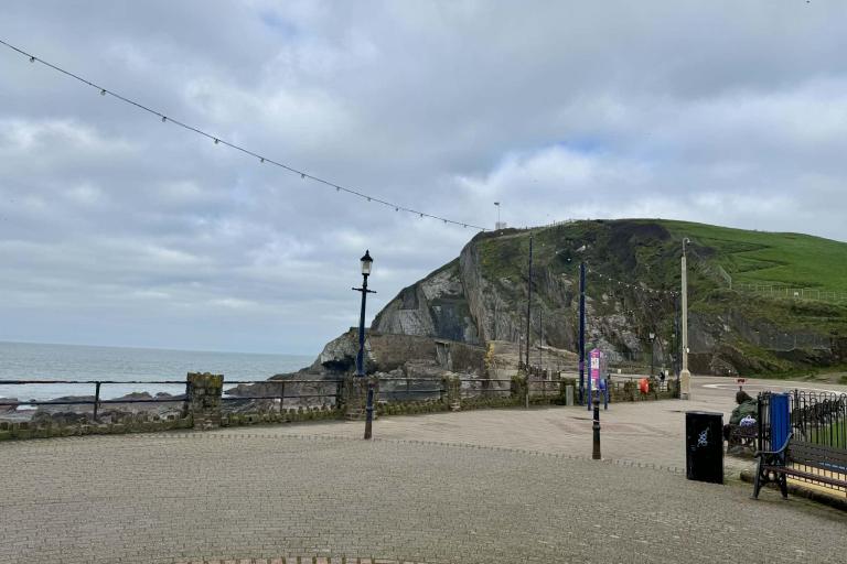 Hill overlooking the sea side