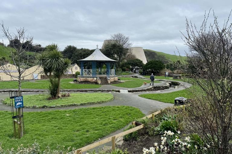 Runnymede gardens with a gazebo in the middle