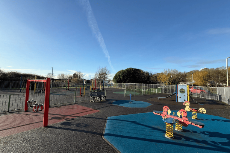 Large play area at st georges road