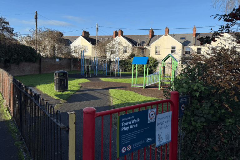 Small play area at town walk