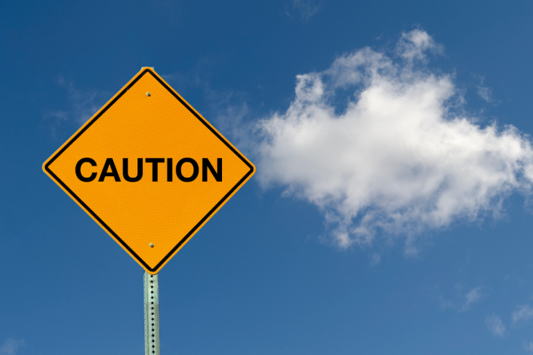 Caution sign
